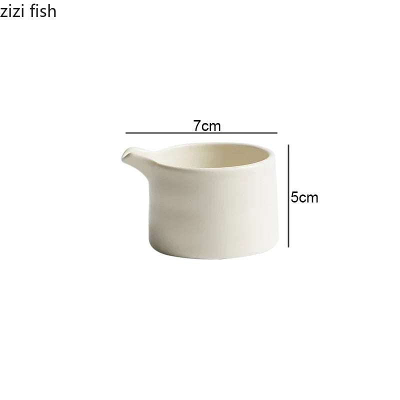 Axya Ceramic Seasoning Dish Set, Creative Tableware for Hotel & Restaurant