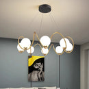 Axyaa Modern LED Pendant Chandelier for Dining Room Lighting