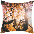Axyaa Vintage Forest Pattern Pillow Case - Designer Sofa Cushion Cover