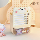 Axyaa Desktop Organizer Pen Holder Punch Card Student Drawer Stationery Storage Box