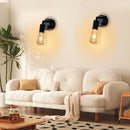 Axyaa Rechargeable Vintage Wall Lamp with Remote Control and Touch Dimmer
