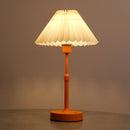 Axyaa Rechargeable Touch Table Lamp with Replaceable E12 Bulb for Bedroom and Dining Area