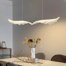 Axyaa Modern LED Acrylic Chandelier: Creative Wings Restaurant Pendant Light