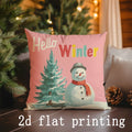 Axyaa Holiday Pillow Covers: Festive Decor for Sofa, Bedroom, Car