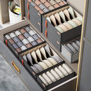 Axyaa Stackable Drawer Organizer Set for Clothes, Underwear, Socks, and Bras