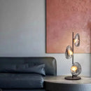 Axyaa Lava Glass Sofa Floor Lamp for Elegant Living Room Décor