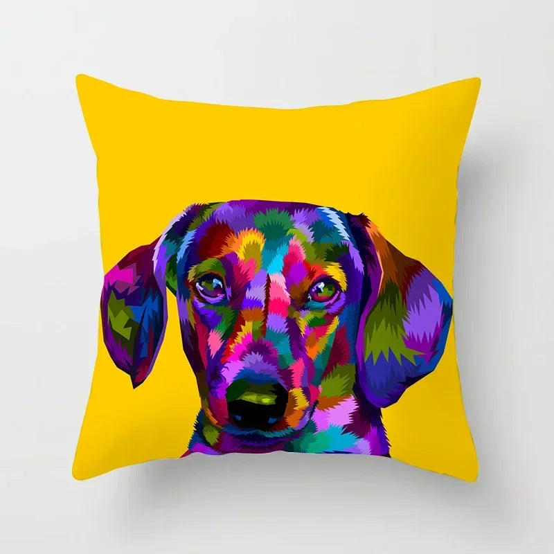Axyaa Abstract Animal Pattern Pillowcase 45*45cm