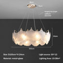 Axyaa Luxury Cream Glass Pendant Lamp for Living Room, Bedroom, Dining Room