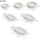 Axya Ceramic Dinner Plate Set for Restaurant Steak Pasta Desserts Snacks