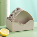 Axyaa Small Dish Fruit Dish Set for Table Classification, Food Grade, Multi-function, Portable