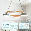 Axyaa Nordic Style Wood Bird Pendant Light for Living Room and Bedroom