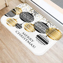 Axyaa Golden Black Letter Printed Door Mat, Non-Slip Floor Home Decoration