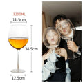 Axyaa Jumbo Glass Cup: Lead-Free Super Large Party Glass for Wine & Champagne