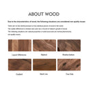 Axyaa Luxury Walnut Wood Chandelier LED Lamp Bar Counter Headboard