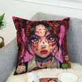 Axyaa Decorative Pillow Covers for Home Bed Car 45*45 Cushion Cases