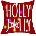 Axyaa Dwarf Christmas Tree LED Pillowcase - Merry Christmas Party Home Decor