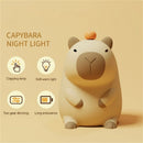 Axya Capybara Night Light: Rechargeable Dimming Nursery Lamp