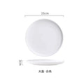 Axyaa Ceramic Western Cuisine Plate Set for Steak, Vegetables, Bread, Desserts, Breakfast