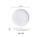 Axyaa Ceramic Western Cuisine Plate Set for Steak, Vegetables, Bread, Desserts, Breakfast