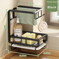 Axyaa Kitchen Dishcloth Holder Drying Hanger with Drain Pan - Sink Rack