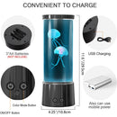 Axyaa LED Jellyfish Night Light: Color Changing Submarine Aquarium Lamp