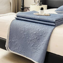 Axyaa Embroidered Summer Quilt: Lightweight Cooling Bedspread Duvet for Comfort and Style