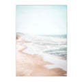 Coconut Tree Beach Surf Wall Art Canvas Print by Axyaa