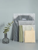 Axyaa Transparent Clothes Organizer Set: 10pcs Travel Storage Bags