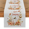 Axyaa Pumpkin Flower Branches Table Runner for Farmhouse Dining Decor