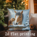 Winter Scene Pillow Covers for Sofa, Bedroom, Car - Axyaa Brand