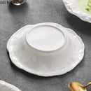 Axyaa Stoneware Edge Plate Set for Elegant Dining
