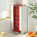 Axyaa Kitchen Instant Noodle & Tissue Storage Box: Multi-functional Desktop Shelf