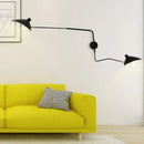 Axyaa Long Arm LED Wall Sconce Lamp with Adjustable Angle