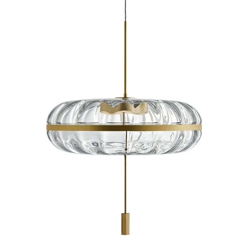 Axyaa Copper Glass LED Pendant Lights for Living Room, Restaurant, Hotel & Cafe