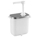 Axya Stainless Steel Sauce Pump Dispenser for Home and Commercial Use