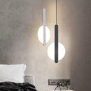 Axyaa Scandinavian LED Pendant Lamp for High Ceilings - Modern Living Room Lighting