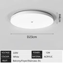 Axyaa Motion Sensor LED Ceiling Light for Home Garage Staircase & Warehouse