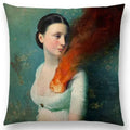 Axyaa Elegant Lady Fantasy Pillow Case for a Free Mind