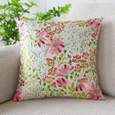 Axyaa Jacquard Floral Pillow Cover 45x45cm Soft Touch Home Decor Cushion Cover