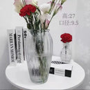 Axyaa Vintage Glass Vase for Living Room Flower Arrangement