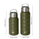 Axyaa Double Layer Stainless Steel Insulated Water Bottle