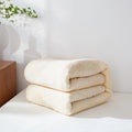 Axyaa Winter Grid Flannel Blanket | Thick Fleece Sofa Cover | Soft & Cozy Bedspread