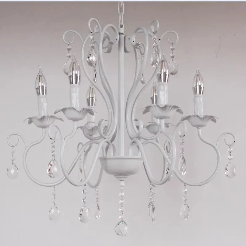 Axyaa Crystal Pendant Chandelier for Home Living Room Kitchen Bedroom Restaurant Bar Lights