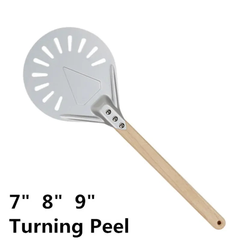 Axya 9-inch Perforated Pizza Peel with Non-Slip Handle