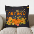 Axyaa Autumn Pumpkins Pattern Pillow Cover for Sofa Bedroom Car