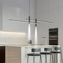 Axyaa Minimalist Line Chandelier Pendant Lamps for Kitchen Dining Table Lighting