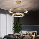 Axyaa Modern Luxury Gold and Black Chandelier for Home Decor