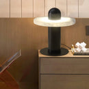 Axyaa Modern Marble Table Lamp Black Bedroom Living Room Art Lighting