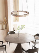 Luxurious Limestone Pendant Lamp by Axyaa for Dining Table, Kitchen Island, Hall