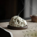 Axya Ceramic Taihu Stone Pan Incense Burner Zen Decor Table Tower Burner